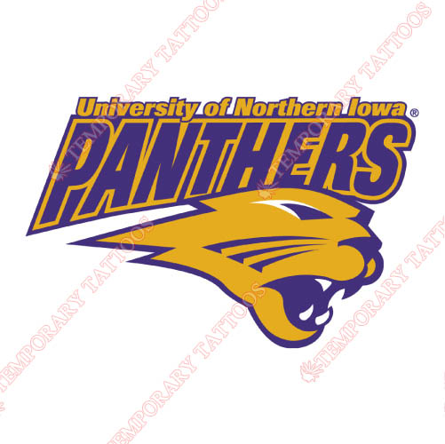 Northern Iowa Panthers Customize Temporary Tattoos Stickers NO.5672